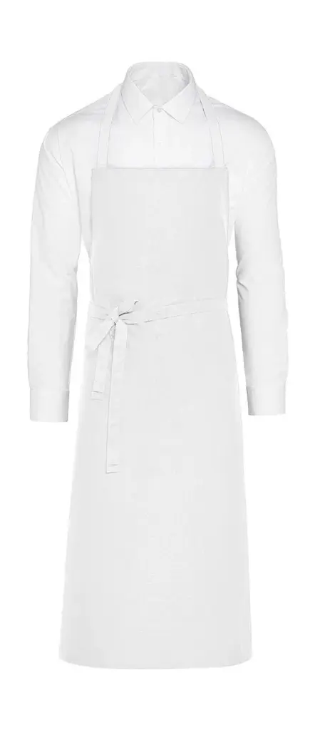 97159 - PARIS - Recycled Bib Apron, white