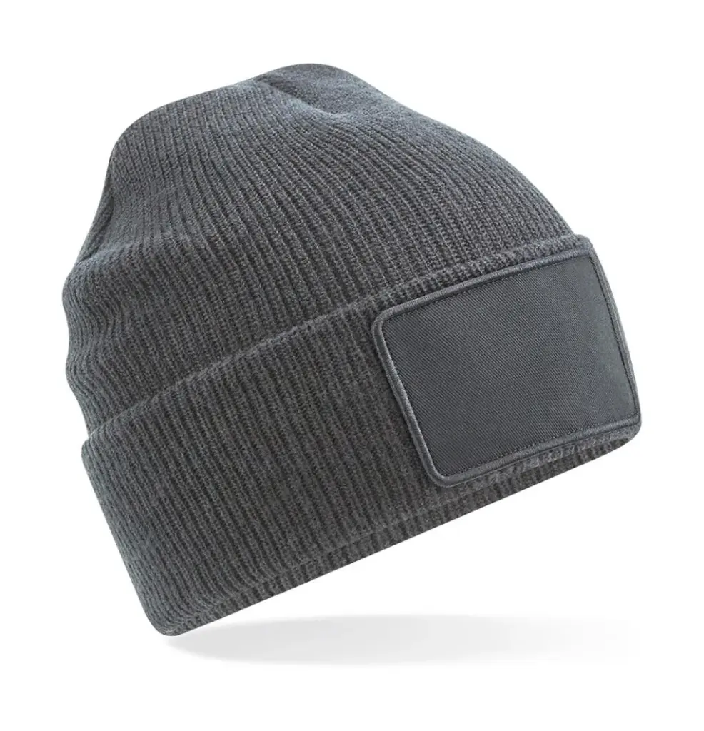 97469 - Removable Patch Thinsulate™ Beanie, graphite grey — productfoto 2