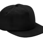 97769 - Organic Cotton Unstructured 5 Panel Cap, black