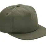 97769 - Organic Cotton Unstructured 5 Panel Cap, olive green — productfoto 3