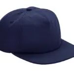 97769 - Organic Cotton Unstructured 5 Panel Cap, oxford navy — productfoto 2