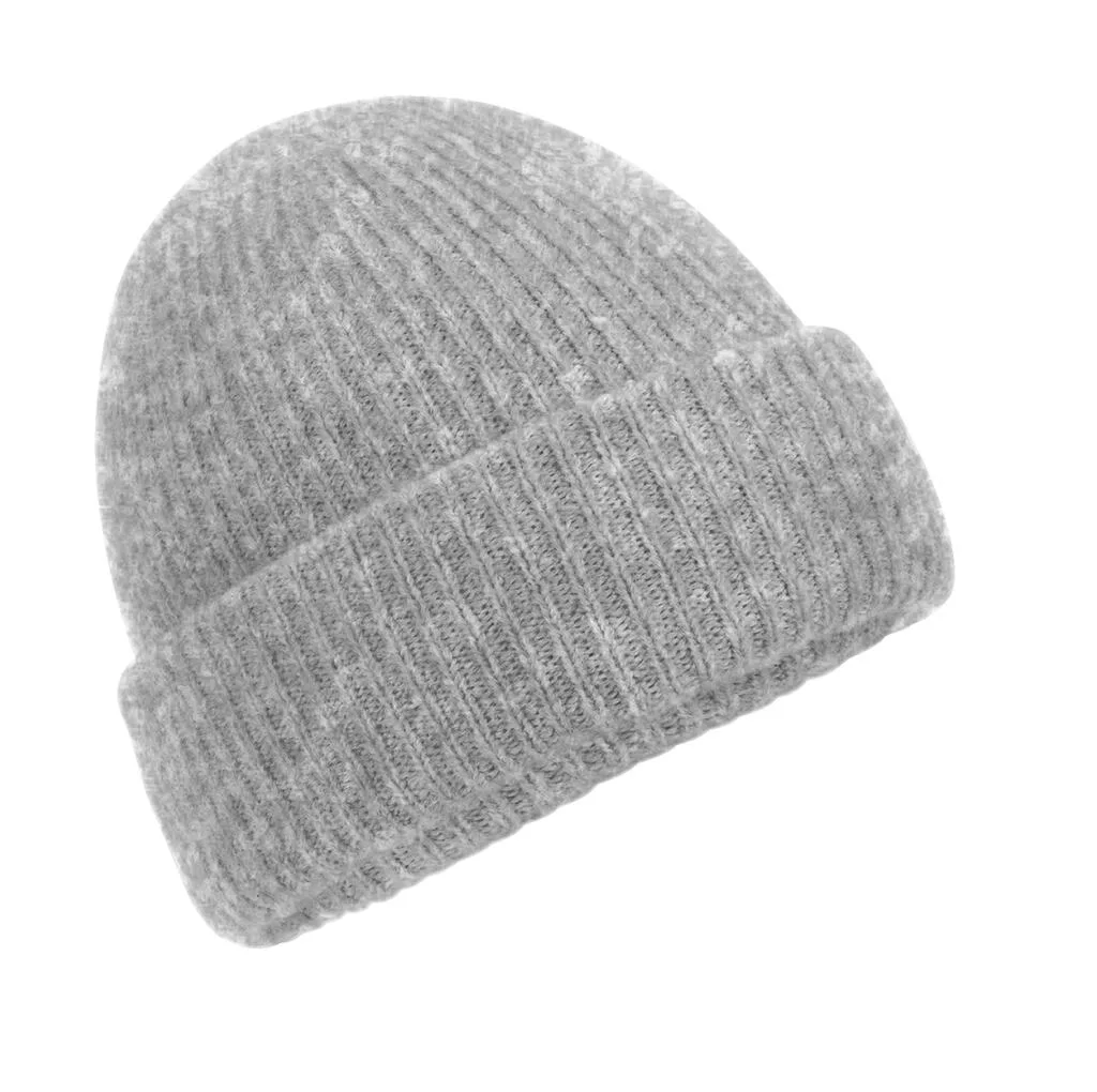 97869 - Cosy Ribbed Beanie, grey marl