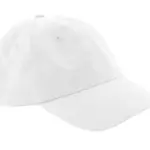 98269 - Organic Cotton 6 Panel Dad Cap, white