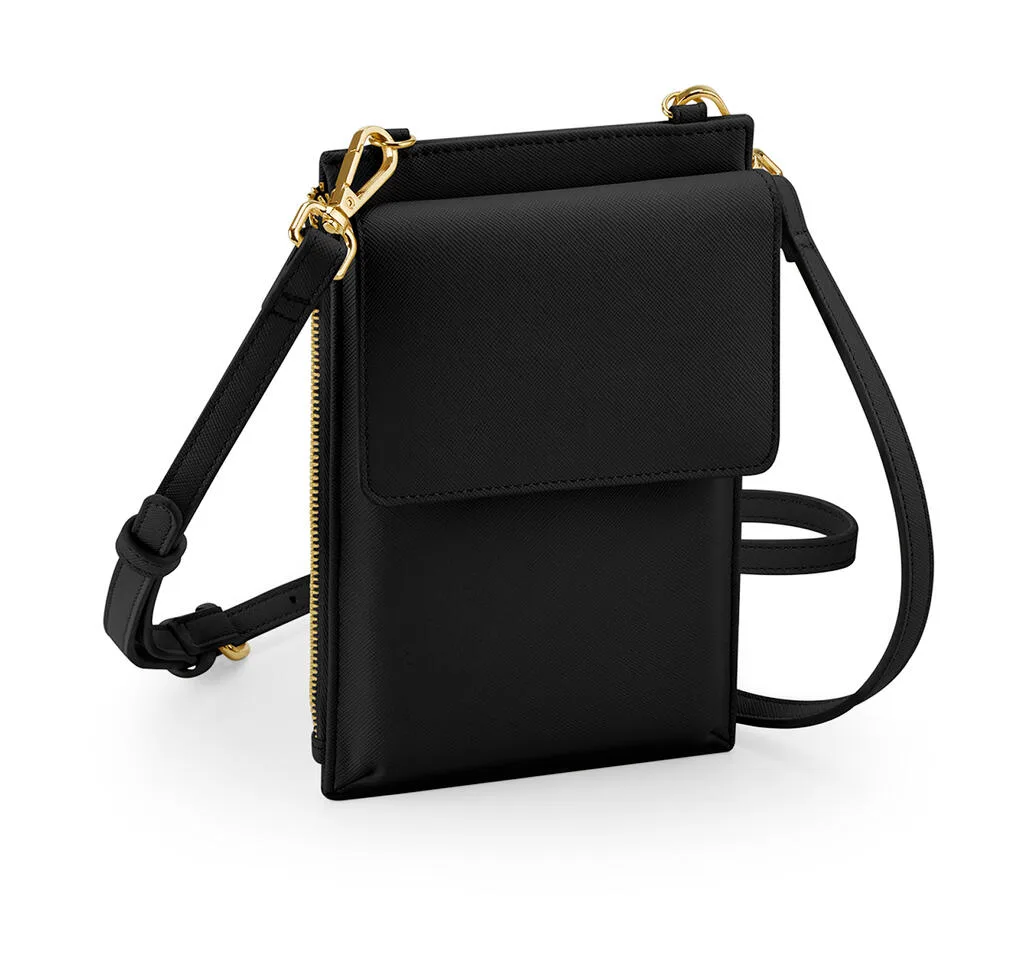 99029 - Boutique Cross Body Phone Pouch, black