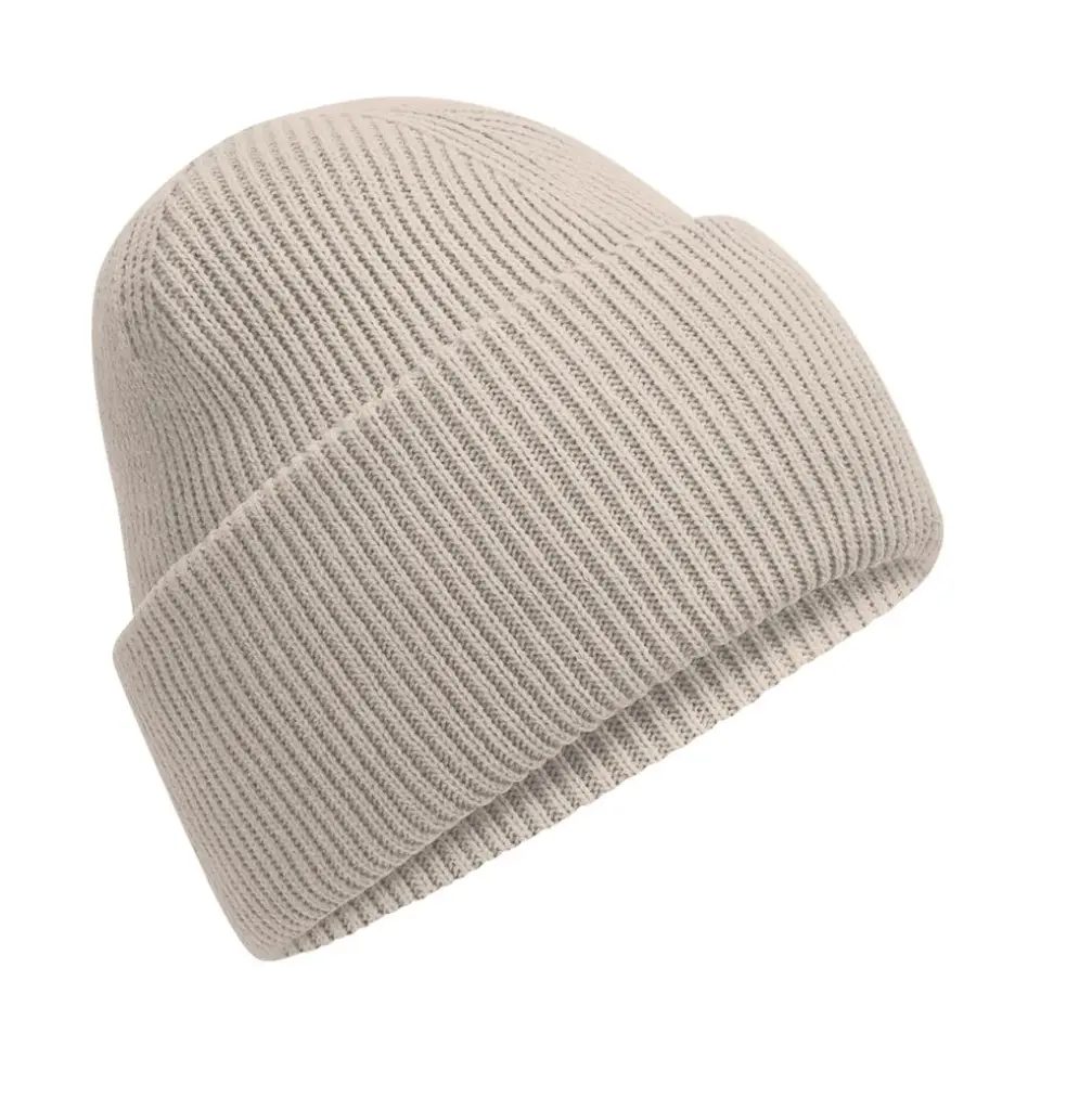 99069 - Classic Engineered Deep Cuffed Beanie, natural stone — productfoto 2