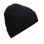 99169 - Polylana® Ribbed Beanie, black — productfoto 2