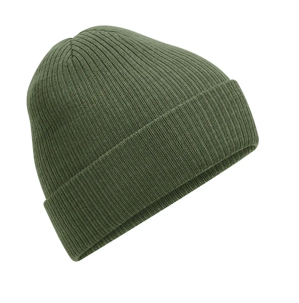 99169 - Polylana® Ribbed Beanie, olive green — productfoto 4