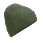 99169 - Polylana® Ribbed Beanie, olive green — productfoto 4