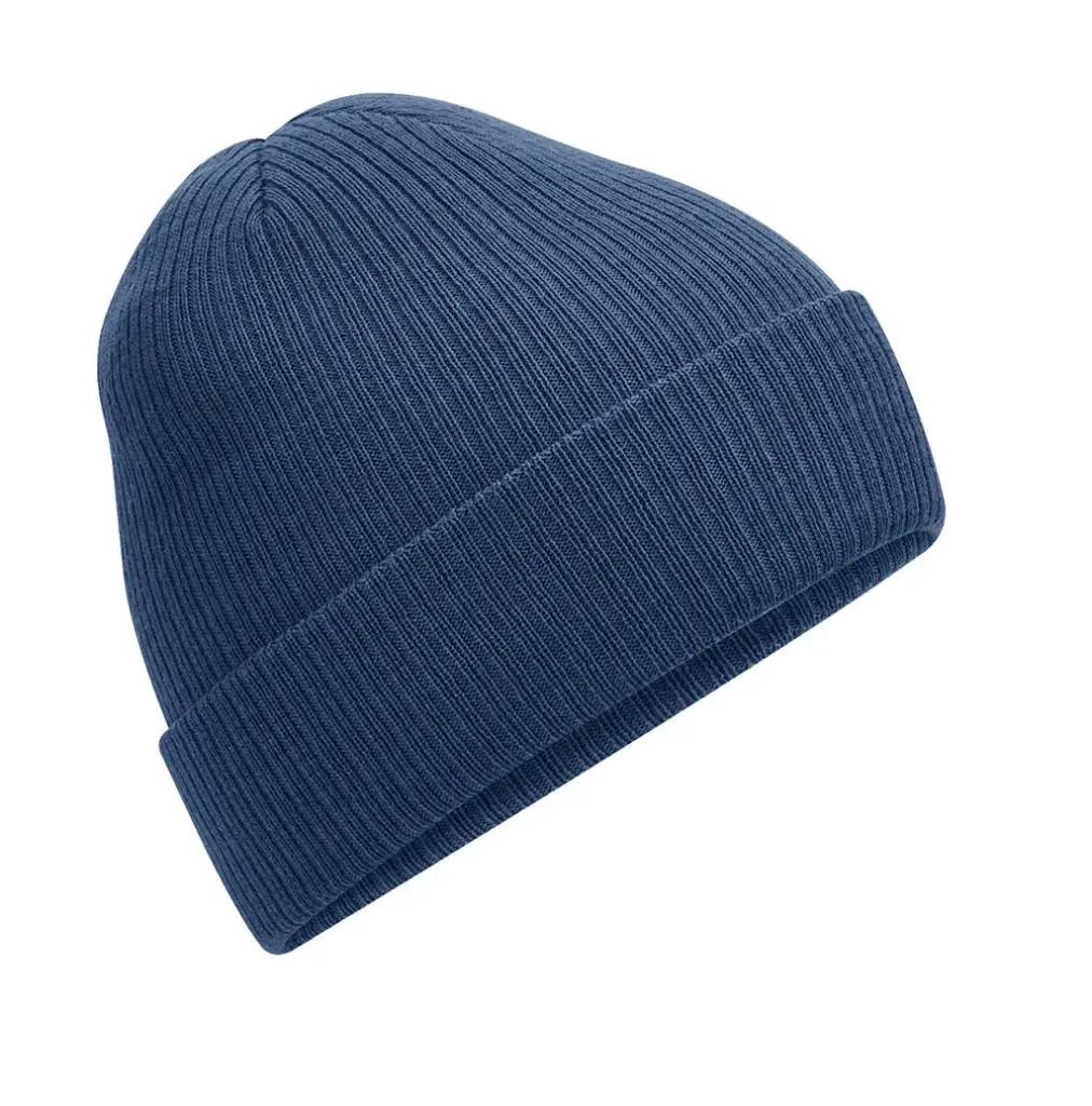 99169 - Polylana® Ribbed Beanie, steel blue — productfoto 3