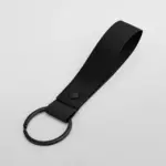 99229 - Matte PU Keyring, black