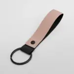 99229 - Matte PU Keyring, nude pink — productfoto 3