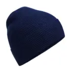 99369 - Organic Cotton Fine Knit Beanie, oxford navy — productfoto 3