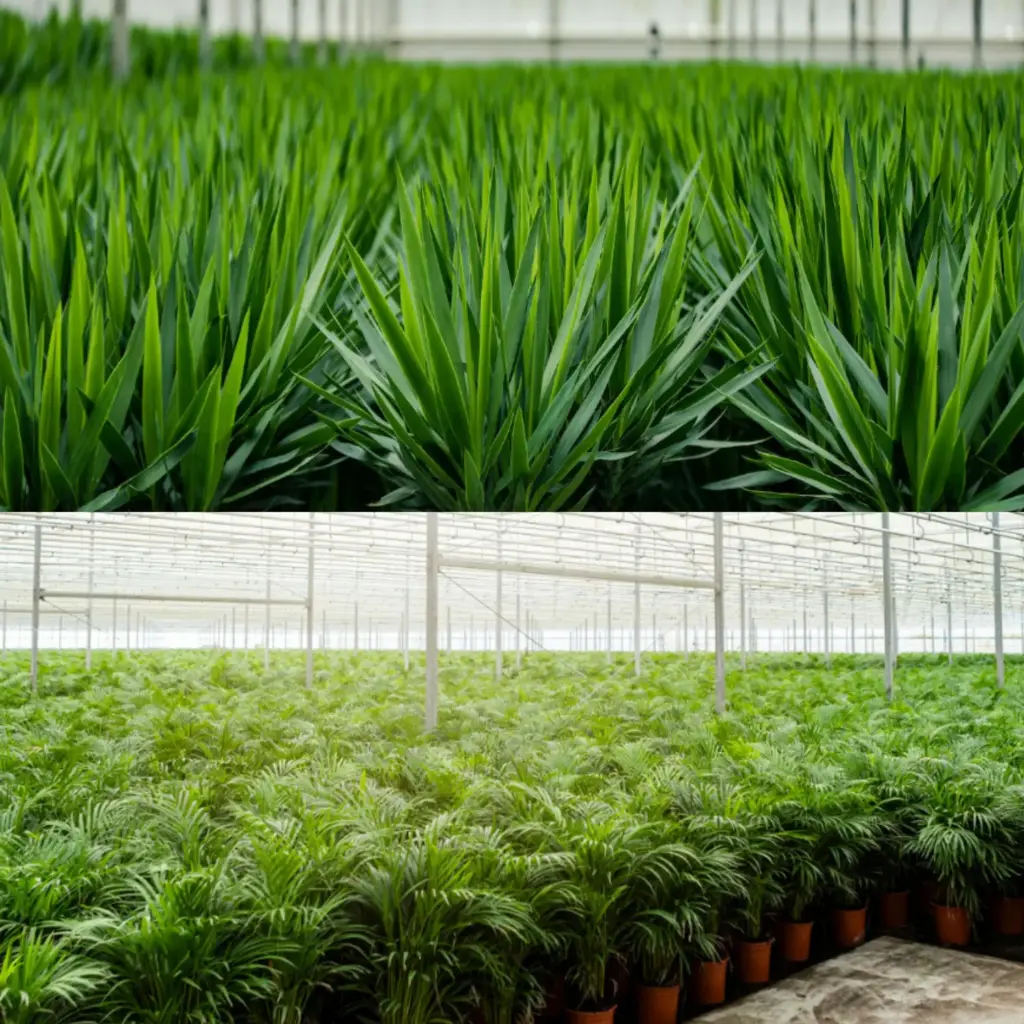Areca en Yucca kamerplanten – duo set