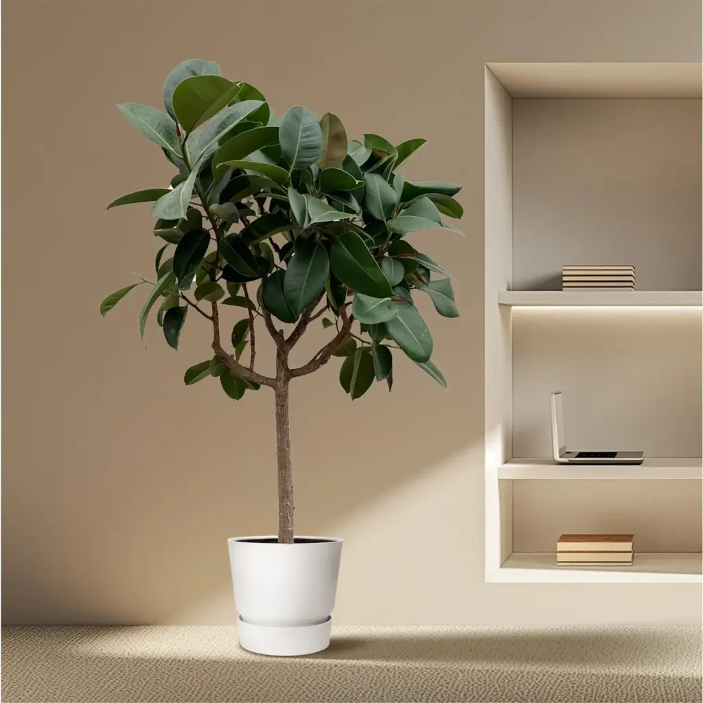 Ficus Elastica Robusta op stam – kamerplant