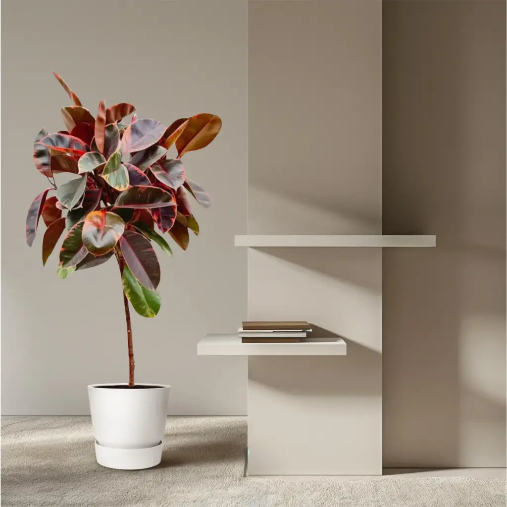 Ficus Elastica Belize op stam – kamerplant
