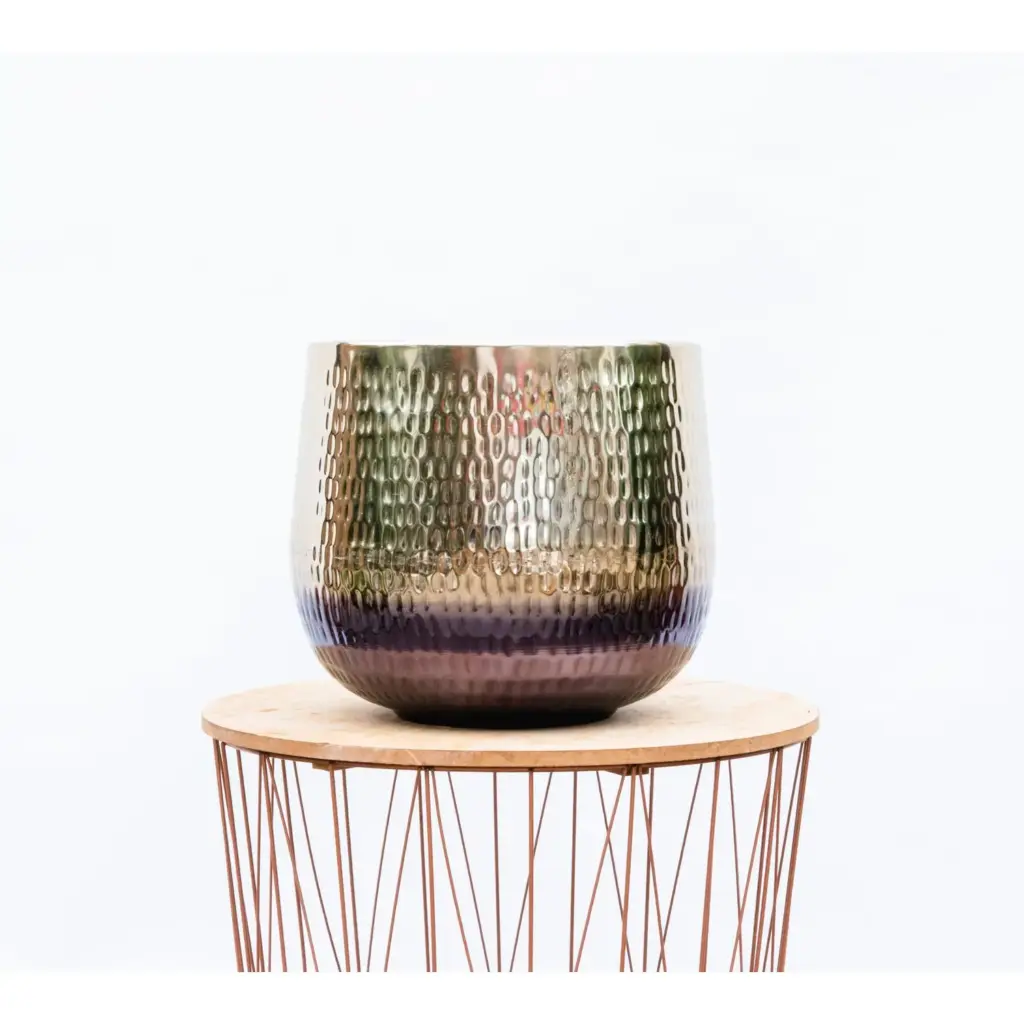 Jenna Gold – ronde sierpot in goudkleur