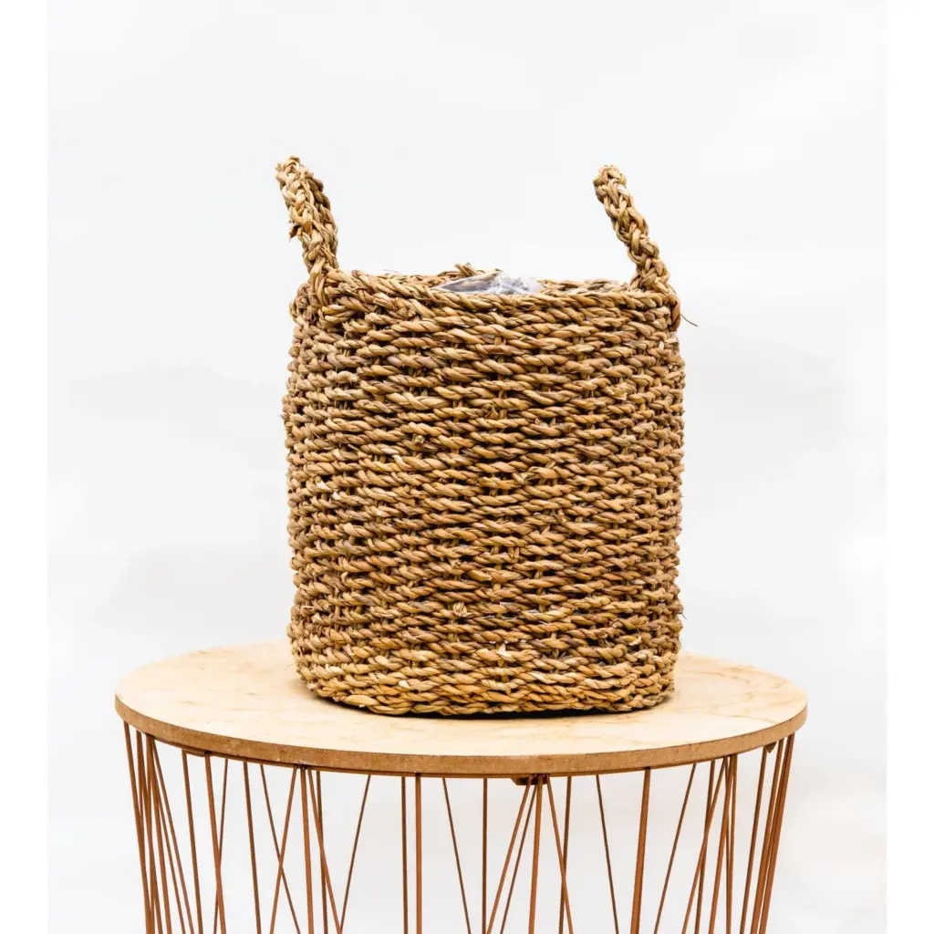 Mand Jack plantenmand van riet