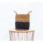 Mand Vic – ronde gevlochten plantenmand