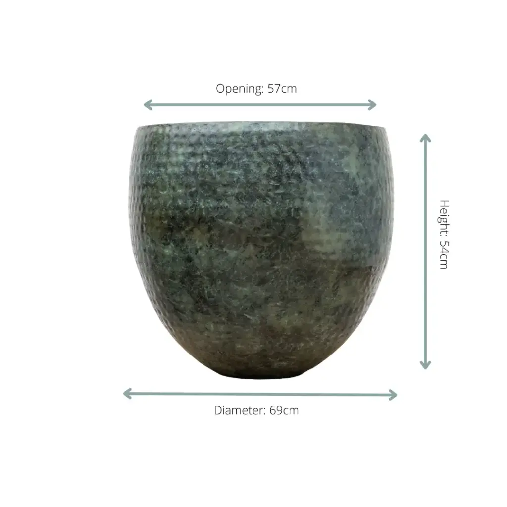 Pot Fabien Mystic Green grote sierpot in groen