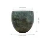 Pot Fabien Mystic Green grote sierpot in groen