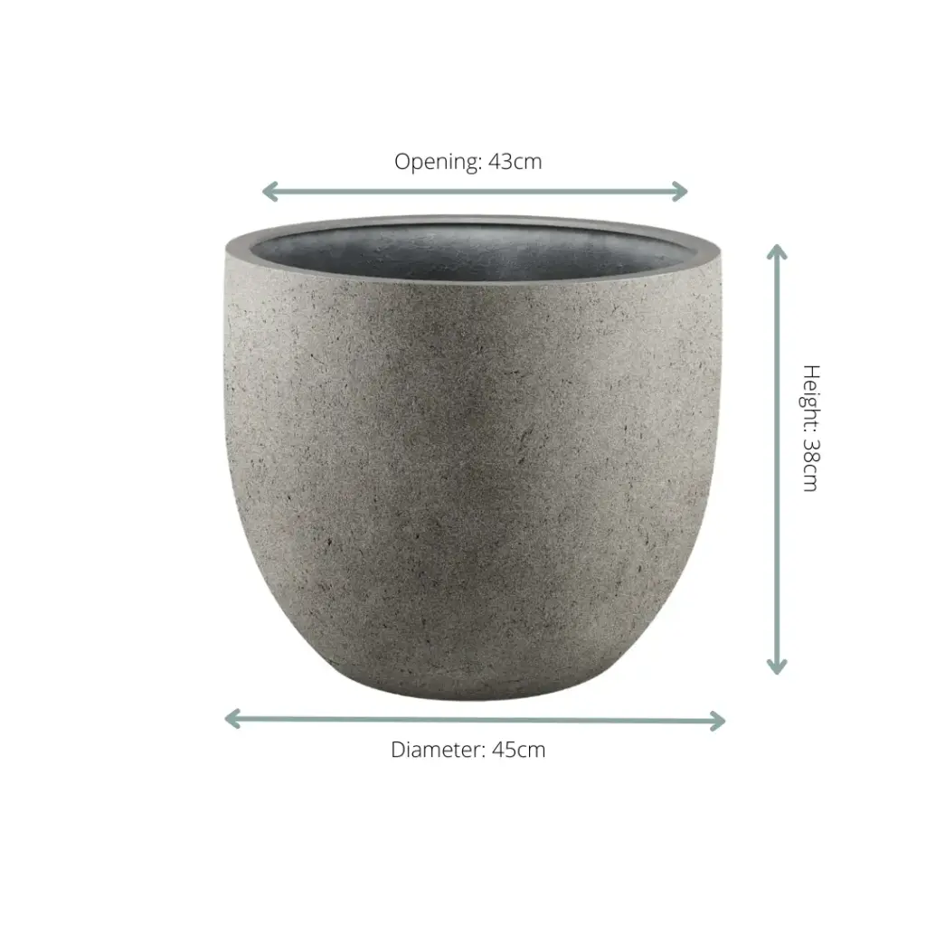 Grigio New Egg Natural Concrete sierpot