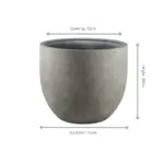 Grigio New Egg Natural Concrete sierpot