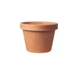 Lira Terra ronde sierpot in terracotta kleur