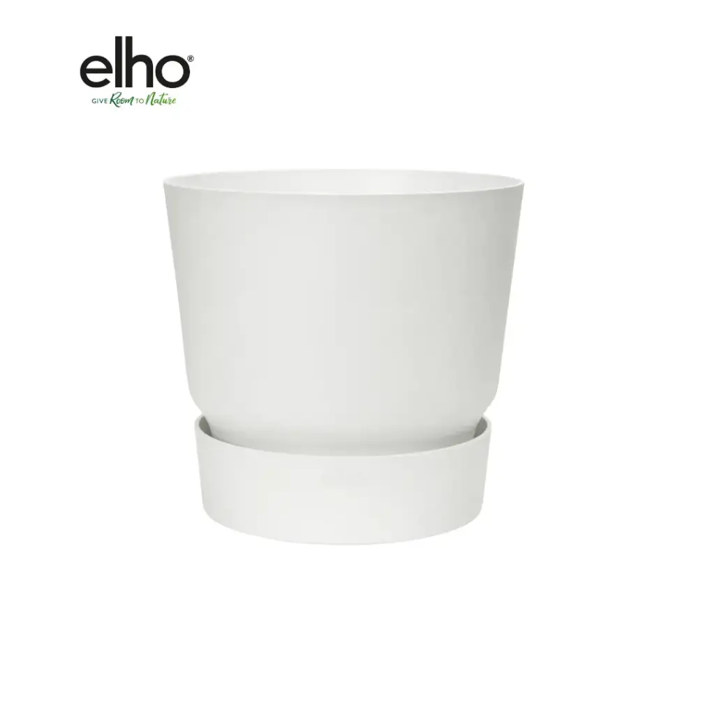 Elho Greenville Round sierpot wit