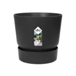 Elho Greenville Round sierpot zwart