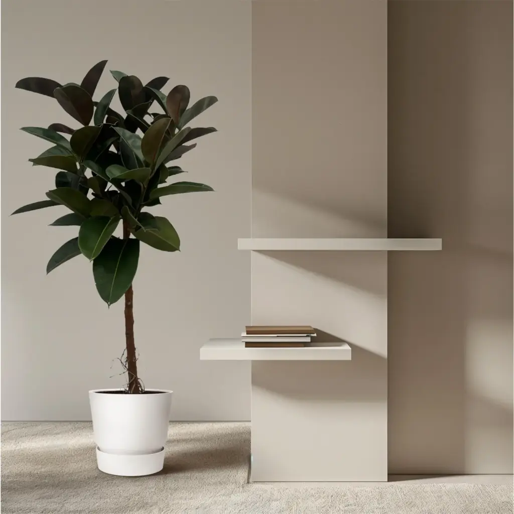 Ficus Elastica Robusta stam – compacte kamerplant