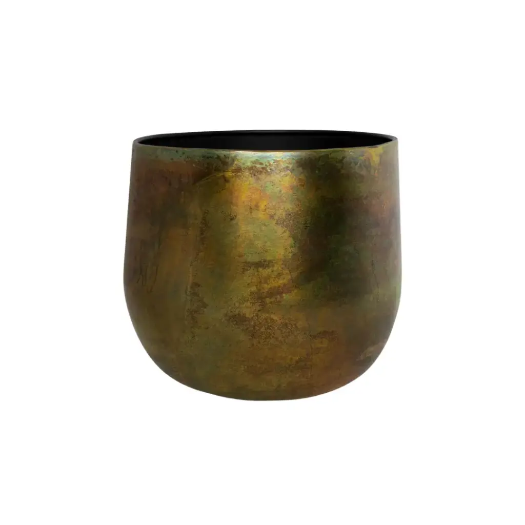 Elisa Vintage Green sierpot – ronde bloempot