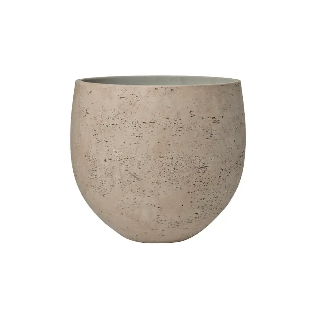 Orb Grey Washed sierpot – ronde design bloempot