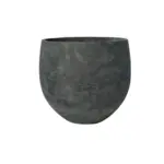 Orb Black Washed sierpot – ronde design bloempot