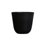 Palermo zwart sierpot – stijlvolle ronde plantenpot