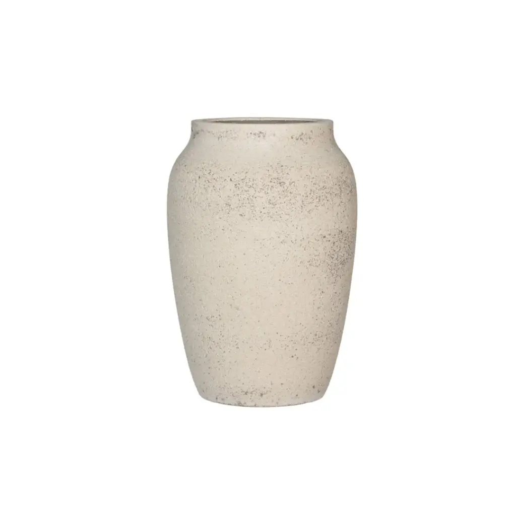 Hera Chalk White sierpot – moderne plantenbak