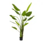 Strelitzia Nicolai kunstplant in zwarte pot