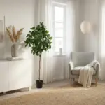 Magnolia kunstplant voor kamer of woonkamer
