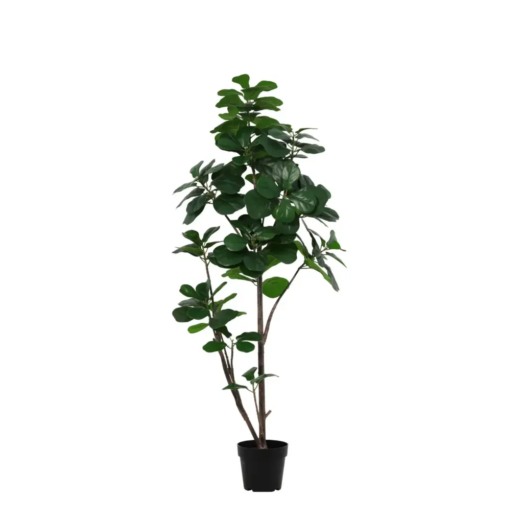 Ficus lyrata vertakt kunstplant voor binnen