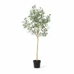 Eucalyptus kunstplant – decoratieve kunstkamerplant
