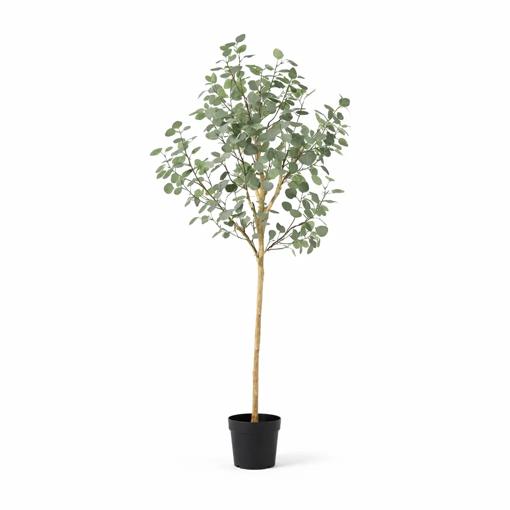 Eucalyptus kunstplant – decoratieve kunstkamerplant