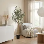 Eucalyptus kunstplant – decoratieve kunstkamerplant