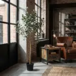 Eucalyptus kunstplant – decoratieve kunstkamerplant