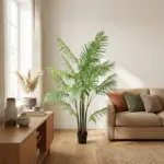 Areca kunstpalm – realistische kunstkamerplant