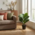Ficus lyrata kunstplant voor binnen