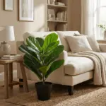 Ficus lyrata kunstplant voor binnen