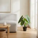 Alocasia Polly kunstplant – levensechte kamerplant