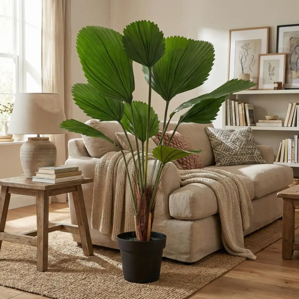 Licuala Grandis kunstplant voor binnen