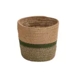 Seagrass plantenmand van zeegras gevlochten