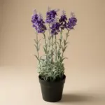Kunst lavendel in pot – kunstplant met paarse bloemen