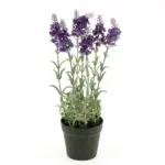 Kunst lavendel in pot – kunstplant met paarse bloemen — productfoto 2